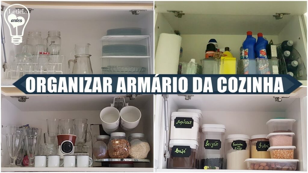 Como Organizar Armario de Cozinha