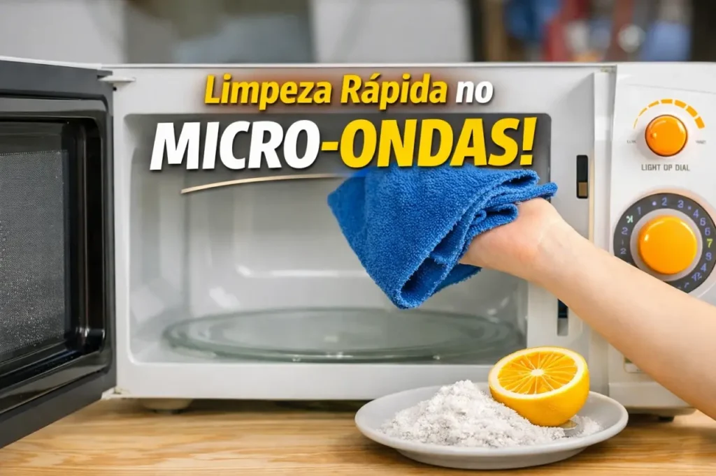 Como Limpar Micro ondas por Dentro em 5 Minutos
