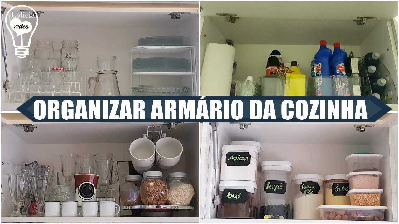 Como Organizar Armário de Cozinha Como Organizar Armário de Cozinha